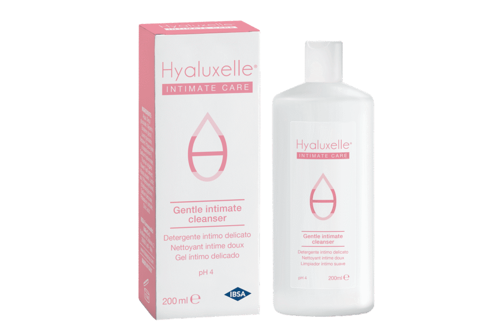 Hyaluxelle Intimate Care box by IBSA - Gentle intimate cleanser with pH 4 for daily hygiene
